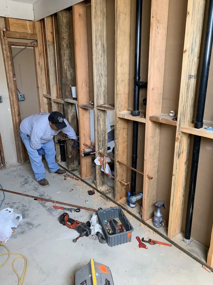 Commercial rough-in plumbing for Commercial Plumbing in Franklin Town